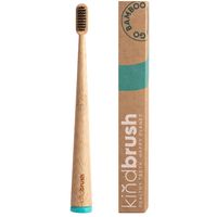 Kindbrush Adult Bamboo Toothbrush - Aqua